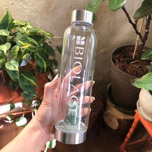 Glass Crystal-Infused Water Bottle